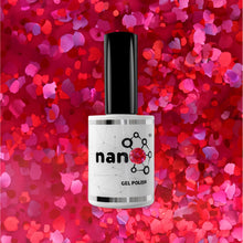 Load image into Gallery viewer, N3014 – Shine On, Girl Gel Polish – 15 ml | Long-Lasting, High Gloss Pink-Red Glitter Nail Polish Gel