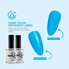 Load image into Gallery viewer, N3029 – Aqua Splash Gel Polish – 15ml | Long-Lasting, High Gloss Aqua Blue Nail Polish Gel