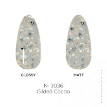 تحميل الصورة إلى عارض المعرض، N-3036- طلاء جل الكاكاو المذهب 15 مل