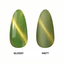تحميل الصورة إلى عارض المعرض، N3105 – Vintage Halo Gel Polish – 15ml | Long-Lasting, Magnetic Cat-Eye Green Gel Nail Polish
