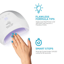 Load image into Gallery viewer, Azure Breeze Rubber Base Coat Gel – 15ml | Soak Off Builder Base Coat | Long Lasting Ocean Blue Rubber Base Coat