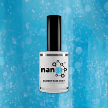Load image into Gallery viewer, Azure Breeze Rubber Base Coat Gel – 15ml | Soak Off Builder Base Coat | Long Lasting Ocean Blue Rubber Base Coat