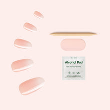 Load image into Gallery viewer, Nano® Ballet Slipper Pressed on Nails - 24pcs Self-Adhesive | Soft Pink Nude Finish, Glossy Natural Fake Nails Set