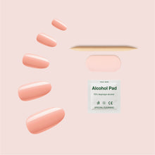 Load image into Gallery viewer, Nano® Blush Nude Pressed on Nails - 24pcs Self-Adhesive | Soft Pink Nude Finish, Natural Gloss Fake Nails Set