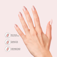Load image into Gallery viewer, Nano® Dreamy Mauve Pressed on Nails - 24pcs Self-Adhesive | Soft Mauve Pink Finish, Glossy Natural Fake Nails Set