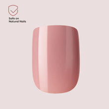 Load image into Gallery viewer, Nano® Dusty Pink Pressed on Nails - 24pcs with Glue | Instant Gel-Like Shine, Muted Rose Fake Nails Set