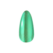 Load image into Gallery viewer, Emerald Isle Chrome Powder – 0.8g | Mirror Chrome Powder Nails | Metallic Green Chrome Nail Powder
