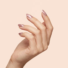 Load image into Gallery viewer, Nano® Emerald Panther Gaze Pressed on Nails - 24pcs with Glue | Instant Gel-Like Shine, Nude Pink Glossy Fake Nails Set