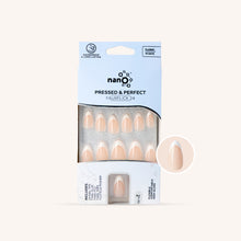 Load image into Gallery viewer, Nano® French Whisper Pressed on Nails - 24pcs with Glue | Instant Gel-Like Shine, Classic Nude French Glossy Fake Nails Set