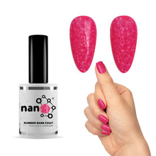 Load image into Gallery viewer, Fuchsia Dream Rubber Base Coat Gel – 15ml | Soak Off Builder Base Coat | Long Lasting Hot Pink Rubber Base Coat