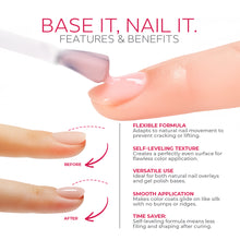 Load image into Gallery viewer, Fuchsia Dream Rubber Base Coat Gel – 15ml | Soak Off Builder Base Coat | Long Lasting Hot Pink Rubber Base Coat