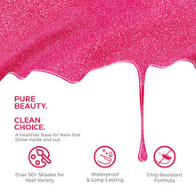 Load image into Gallery viewer, Fuchsia Dream Rubber Base Coat Gel – 15ml | Soak Off Builder Base Coat | Long Lasting Hot Pink Rubber Base Coat