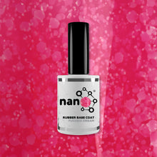 Load image into Gallery viewer, Fuchsia Dream Rubber Base Coat Gel – 15ml | Soak Off Builder Base Coat | Long Lasting Hot Pink Rubber Base Coat