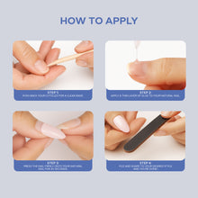 Load image into Gallery viewer, Nano® Galactic Meow CatEye Pressed on Nails - 24pcs with Glue | Instant Gel-Like Shine, Deep Blue Chrome Fake Nails Set