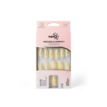 تحميل الصورة إلى عارض المعرض، Nano® Golden Mirage Pressed on Nails - 24pcs with Glue | Instant Gel-Like Shine, Iridescent Gold Fake Nails Set