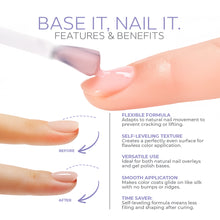 Load image into Gallery viewer, Lavender Dream Rubber Base Coat Gel – 15ml | Soak Off Builder Base Coat | Long Lasting Pastel Purple Rubber Base Coat Gel