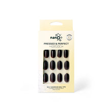 Load image into Gallery viewer, Nano® Merlot Magic Pressed on Nails - 24pcs Self-Adhesive | Deep Wine Red Finish, Glossy Burgundy Fake Nails Set