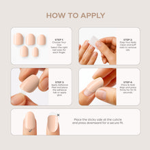 Load image into Gallery viewer, Nano® Moonlit Taupe Pressed on Nails - 24pcs Self-Adhesive | Soft Neutral Taupe Finish, Glossy Everyday Fake Nails Set