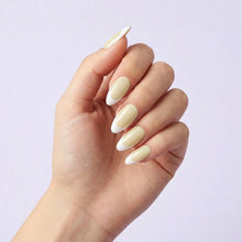 Load image into Gallery viewer, Nano® Opal French Glow Pressed on Nails - 24pcs with Glue | Instant Gel-Like Shine, Pearl White Glossy Fake Nails Set