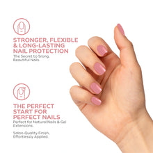 Load image into Gallery viewer, Peach Perfection Rubber Base Coat Gel – 15ml | Soak Off Builder Base Coat | Long Lasting Peach Pink Rubber Base Coat Gel