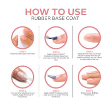 Load image into Gallery viewer, Peach Perfection Rubber Base Coat Gel – 15ml | Soak Off Builder Base Coat | Long Lasting Peach Pink Rubber Base Coat Gel