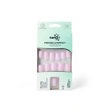 Load image into Gallery viewer, Nano® Pink Whisper Pressed on Nails - 24pcs with Glue | Instant Gel-Like Shine, Soft Baby Pink Glossy Fake Nails Set