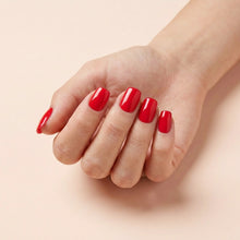 تحميل الصورة إلى عارض المعرض، Nano® Red Velvet Glow Pressed on Nails - 24pcs with Glue | Instant Gel-Like Shine, Classic Red Glossy Fake Nails Set