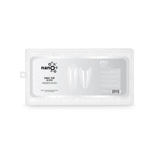 Load image into Gallery viewer, Nano® Pro Tip Glow Sandwich Tip Oval Dual Forms | 240pcs, 15 Sizes