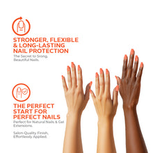 Load image into Gallery viewer, Scarlet Flame Rubber Base Coat Gel – 15ml | Soak Off Builder Base Coat | Long Lasting Bright Orange Rubber Base Coat