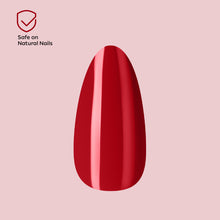 Load image into Gallery viewer, Nano® Scarlet Queen Pressed on Nails - 24pcs with Glue | Instant Gel-Like Shine, Classic Red Glossy Fake Nails Set