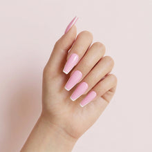 تحميل الصورة إلى عارض المعرض، Nano® Soft Chic French Pressed on Nails - 24pcs with Glue | Instant Gel-Like Shine, Light Pink French Glossy Fake Nails Set