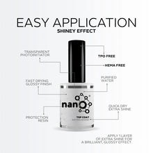 Load image into Gallery viewer, TC1000 Extra Shine Gel Top Coat 15ml