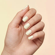Load image into Gallery viewer, Nano® Vanilla Glow Pressed on Nails - 24pcs with Glue | Creamy Gel-Like Shine, Soft Yellow Glossy Fake Nails Set