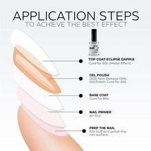 Load image into Gallery viewer, TC1010 Eclipse Dapple Gel Top Coat 15ml

