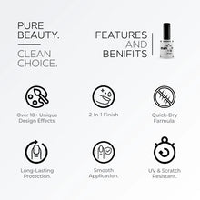Load image into Gallery viewer, TC1010 Eclipse Dapple Gel Top Coat 15ml
