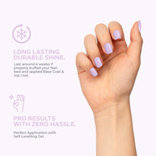 Load image into Gallery viewer, N2506 – Daydream Lilac Gel Polish – 15ml | Long-Lasting, High-Glossy Pastel Purple Nail Polish Gel
