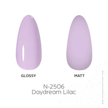 Load image into Gallery viewer, N2506 – Daydream Lilac Gel Polish – 15ml | Long-Lasting, High-Glossy Pastel Purple Nail Polish Gel
