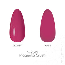 Load image into Gallery viewer, N2519 – Magenta Crush Gel Polish – 15ml | Long-Lasting, High-Glossy Hot Pink Nail Polish Gel
