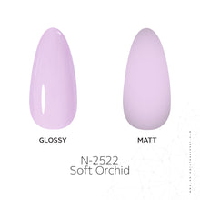 Load image into Gallery viewer, N2522 – Soft Orchid Gel Polish – 15ml | Long-Lasting, High-Glossy Ethereal Purple Nail Polish Gel
