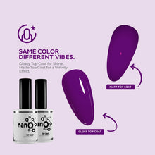 Load image into Gallery viewer, N2528 – Dark Mystery Plum Gel Polish – 15ml | Long-Lasting, High-Glossy Plum Purple Nail Polish Gel
