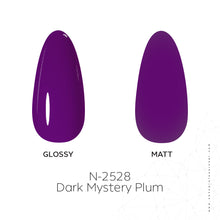 Load image into Gallery viewer, N2528 – Dark Mystery Plum Gel Polish – 15ml | Long-Lasting, High-Glossy Plum Purple Nail Polish Gel
