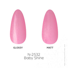 Load image into Gallery viewer, N2532 – Baby Shine Gel Polish – 15ml | Long-Lasting, High-Glossy Pale Pink Nail Polish Gel
