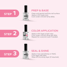 Load image into Gallery viewer, N2541 – Blooming Dawn Gel Polish – 15ml | Long-Lasting, High-Glossy Peachy Nude Pink Nail Polish Gel
