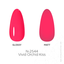 Load image into Gallery viewer, N2544 – Vivid Orchid Kiss Gel Polish – 15ml | Long-Lasting, High-Glossy Orchid Pink Nail Polish Gel
