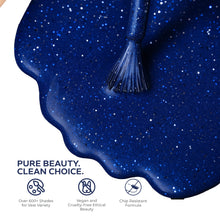 Load image into Gallery viewer, N2551 – Sparkling Navy Gel Polish – 15ml | Long-Lasting, High-Glossy Navy Blue Glitter Nail Polish Gel
