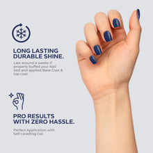 Load image into Gallery viewer, N2551 – Sparkling Navy Gel Polish – 15ml | Long-Lasting, High-Glossy Navy Blue Glitter Nail Polish Gel
