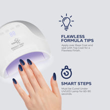 Load image into Gallery viewer, N2551 – Sparkling Navy Gel Polish – 15ml | Long-Lasting, High-Glossy Navy Blue Glitter Nail Polish Gel

