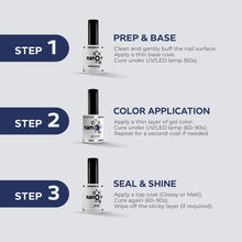 Load image into Gallery viewer, N2551 – Sparkling Navy Gel Polish – 15ml | Long-Lasting, High-Glossy Navy Blue Glitter Nail Polish Gel
