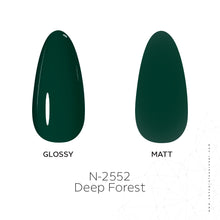 Load image into Gallery viewer, N2552 – Deep Forest Gel Polish – 15ml | Long-Lasting, High-Gloss Green Nail Polish Gel
