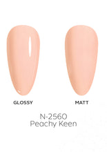 Load image into Gallery viewer, N-2560-Peachy Keen Gel Polish 15ml
